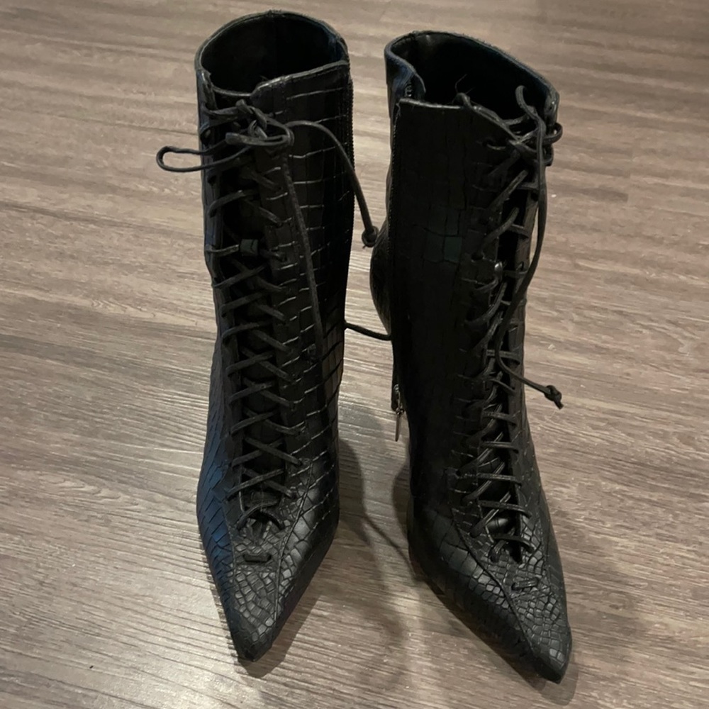 Shutz booties.